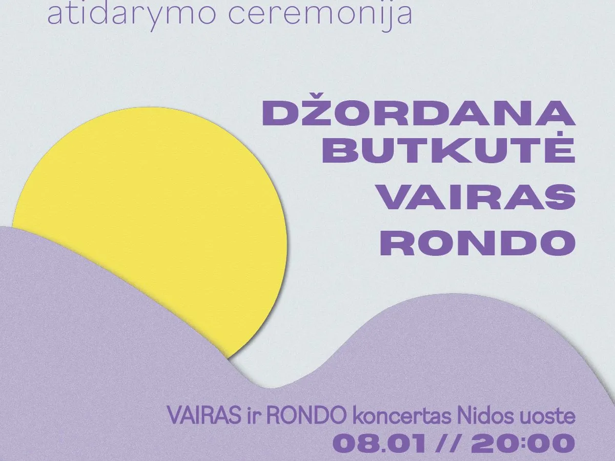 Nida švenčia muziką: Šlovės takas pasipildo trimis legendiniais vardais 